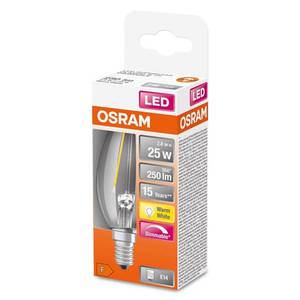 OSRAM OSRAM LED svíčka E14 2, 8W 827 stmívatelná čirá obraz