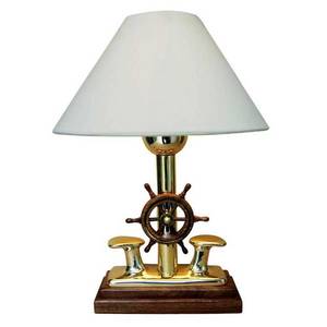 Sea-Club Dekorativní stolní lampa LUV se dřevem obraz