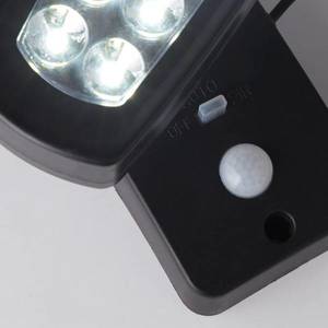 Searchlight LED solární nástěnné svítidlo 67423BK-PIR, detektor pohybu obraz