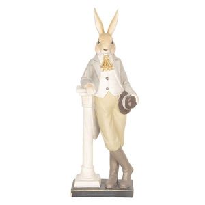 Velikonoční dekorace králíka s kloboukem - 17*9*46 cm 6PR2602 obraz