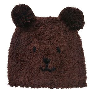 Hnědá dětská čepice medvídek Bear - one size JZKCA0001CH obraz