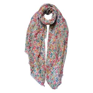 Dámský šátek s barevnými květy - 90*180 cm JZSC0741 obraz