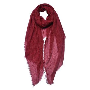 Červený dámský šátek - 90*180 cm JZSC0751BU obraz