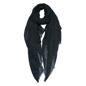 Černý dámský šátek - 90*180 cm JZSC0751Z obraz