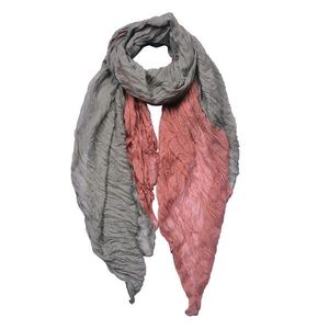 Růžovo-šedý dámský šátek - 90*180 cm JZSC0755 obraz
