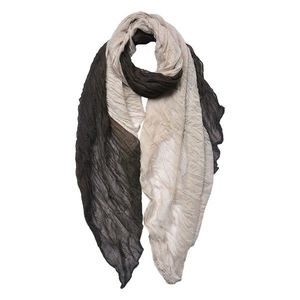 Hnědo-béžový dámský šátek- 90*180 cm JZSC0758 obraz