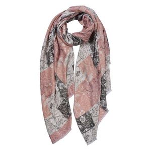 Barevný dámský šátek s květy - 80*180 cm JZSC0799 obraz