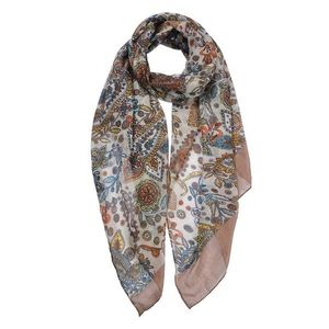 Barevný dámský šátek s ornamenty - 80*180 cm JZSC0808CH obraz