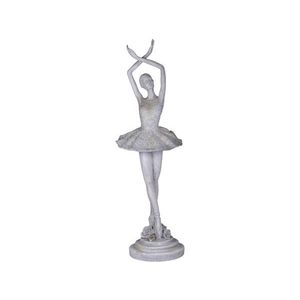 Šedá antik dekorace Ballerina - 25*26*82 cm 39040825 (39408-25) obraz
