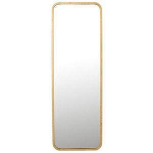 Zlaté antik nástěnné zrcadlo v kovovém rámu Mona Gold - 120*3*40 cm 15881 obraz