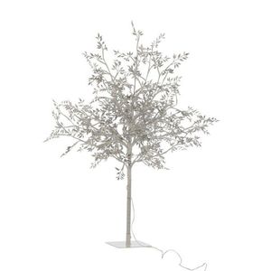Dekorace stříbrný svítící stromeček Tree leaves silver M - Ø 60*100 cm 6637 obraz
