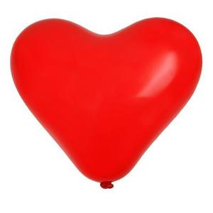 TORO Balónek srdce 23cm 20ks mix barev obraz