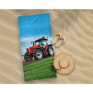 Plážová osuška, Červený traktor obraz