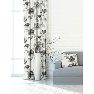 Závěs dekorační nebo látka, OXY Šedá magnolie, šedý, 150 cm 150 cm obraz