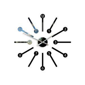 Moderní nástěnné hodiny METRO (nalepovací hodiny na stěnu) obraz