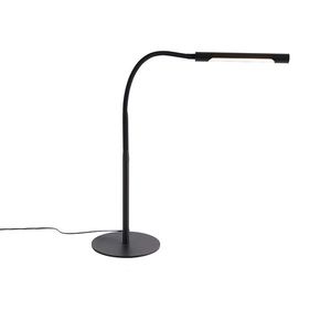 Designová stolní lampa černá včetně LED s dotykovým stmívačem - Palka obraz