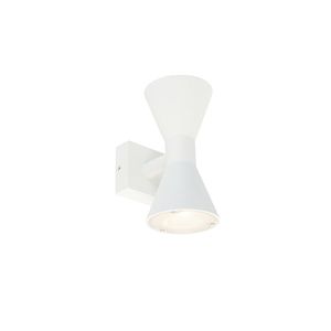 Moderní nástěnné svítidlo bílé 2-světlo - Rolf obraz