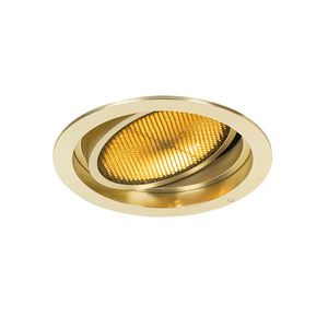 Moderní zapuštěné bodové svítidlo zlaté nastavitelné - Coop 111 Honey obraz