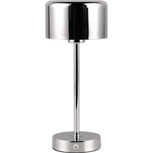 LED stmívatelná stolní lampa v leskle stříbrné barvě (výška 30 cm) Jeff – Trio obraz