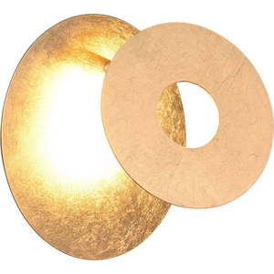 LED nástěnné svítidlo ve zlaté barvě Leano – Trio obraz