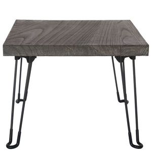 Přístavný stolek NABRO 2 pavlovnie/šedá obraz