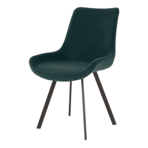 Jídelní židle MIMPHAS zelená/černá obraz