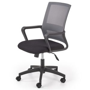 Kancelářská židle MOERU černá/šedá obraz