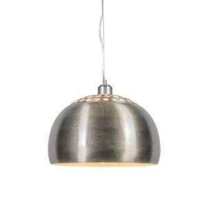 Moderní kulatá závěsná lampa z oceli - Globe obraz