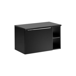ArtCom Koupelnová skříňka s deskou SANTA FE Black D80/2 | 80 cm obraz