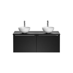 ArtCom Koupelnová skříňka s umyvadlem a deskou SANTA FE Black DU120/1 | 120 cm obraz