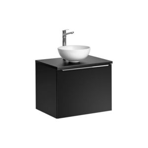 ArtCom Koupelnová skříňka s umyvadlem a deskou SANTA FE Black DU60/1 | 60 cm obraz