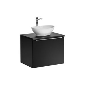 ArtCom Koupelnová skříňka s umyvadlem a deskou SANTA FE Black DU60/2 | 60 cm obraz