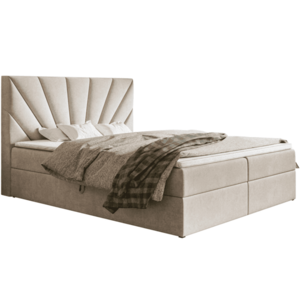 Elvisia Manželská postel EMMA Boxspring 6 | 160 x 200 cm Provedení: Postel bez toppera obraz