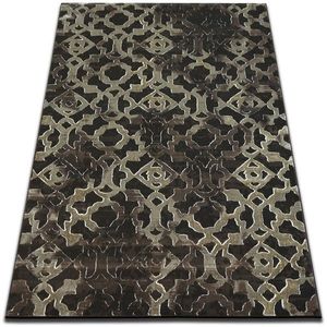 Dywany Lusczow Kusový koberec VOGUE 454 hnědý, velikost 160x220 obraz