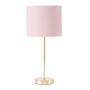 DekorStyle Stolní lampa Lorie růžová obraz