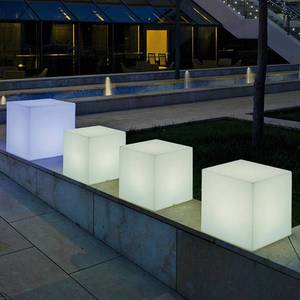 Newgarden Newgarden solární světlo Cuby cube, výška 20 cm obraz