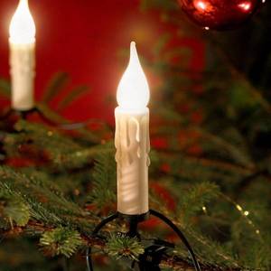 Konstsmide Christmas 20 světelných řetězů s bílým voskem 14, 8 m obraz