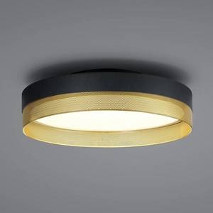 HELL Síťové stropní svítidlo LED, Ø 45 cm, černá/zlatá obraz