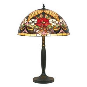 Artistar Stolní lampa s květinovým vzorem ve stylu Tiffany obraz
