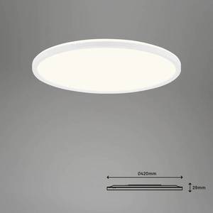 Briloner LED stropní svítidlo Slim S stmívatelné CCT bílé Ø 45 cm obraz