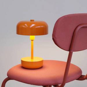 Dyberg Larsen Dyberg Larsen Haipot LED stolní lampa na baterie oranžová obraz