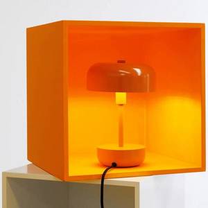 Dyberg Larsen Stolní lampa Dyberg Larsen Haipot, IP20, oranžová obraz