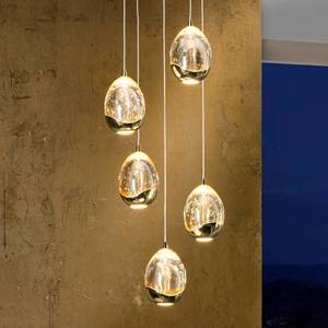 Schuller Valencia LED závěsné svítidlo Rocio, 5 světel ve zlaté barvě obraz
