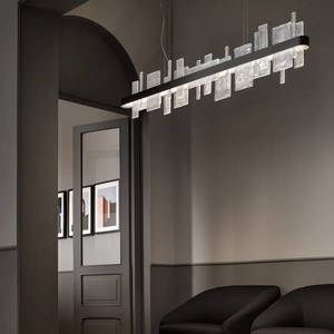 Masiero Závěsné svítidlo LED Ribbon Linear, 150 cm, černá, Up & Down obraz