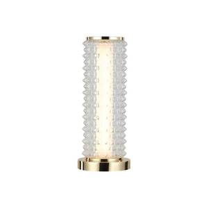 Viokef Stolní lampa LED Irma, zlatá barva/čirá barva obraz