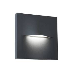 Viokef Venkovní nástěnné svítidlo LED Vita, tmavě šedé, 14 x 14 cm obraz