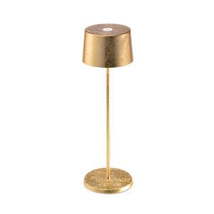 Zafferano Zafferano Olivia 3K dobíjecí stolní lampa zlatá obraz