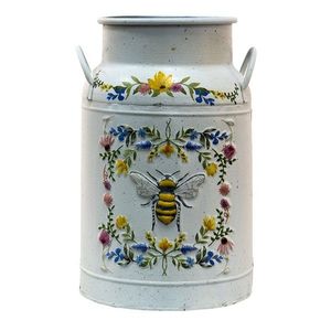 Krémová dekorativní konev s včelkou Bee - Ø 19*28 cm 6Y4774 obraz