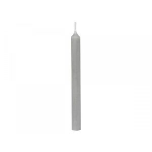 Šedá úzká svíčka Taper grey - Ø 1, 2 *13cm / 2.5h 70087525 (70875-25) obraz