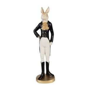 Dekorace králík elegán v černém fraku - 5*4*20 cm 6PR4005 obraz